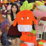  Gấu bông cà rốt mặc bỉm, thú bông carot mặc quần dễ thương 
