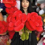  Gấu bông hoa hồng đỏ khổng lồ quà tặng 20/10 