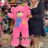  Gấu bông teddy mặt cười có nơ 