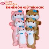  Gấu bông con mèo nơ cá ôm ngủ 