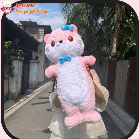  Gấu bông con mèo nơ cá ôm ngủ 