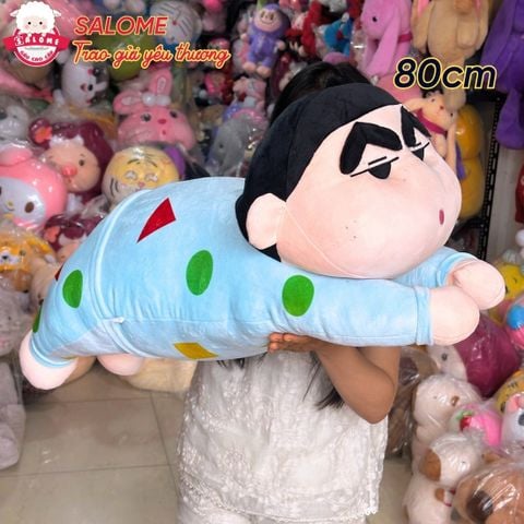  Gấu bông cu shin áo ngủ dễ thương salome, thú nhồi bông cushin cậu bé bút chì ôm ngủ cho bé đáng yêu 