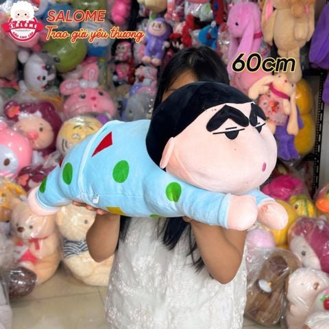  Gấu bông cu shin áo ngủ dễ thương salome, thú nhồi bông cushin cậu bé bút chì ôm ngủ cho bé đáng yêu 