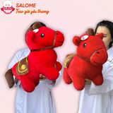  Gấu bông Ngựa Đỏ Tài Lộc Bính Ngọ dễ thương trang trí tết 2026 may mắn đồ chơi ngựa cho bé Salome 