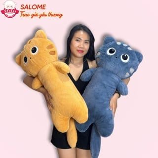 Gấu Bông Mèo Đứng Mắt Tròn Siêu Cute