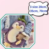  Gấu bông chim cánh cụt cà tím 