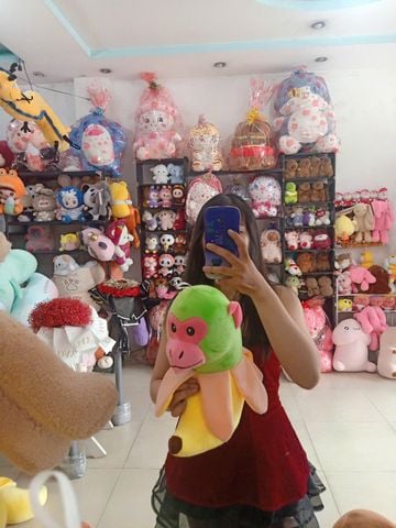  Gấu bông cá mập ba chân tung tung tung khỉ chuối ếch bánh xe 