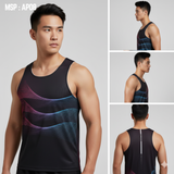  Bonding dark night singlet in chuyển màu, không đường may, vải siêu nhẹ, hỗ trợ ngăn ngừa tia UV-AP08 