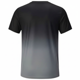  Áo thun Ombre chuyển màu đen, vải siêu nhẹ, hỗ trợ ngăn ngừa tia UV 