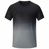  Áo thun Ombre chuyển màu đen, vải siêu nhẹ, hỗ trợ ngăn ngừa tia UV 