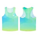  Bonding ombre singlet in chuyển màu, không đường may, vải siêu nhẹ, hỗ trợ ngăn ngừa tia UV-AP06 