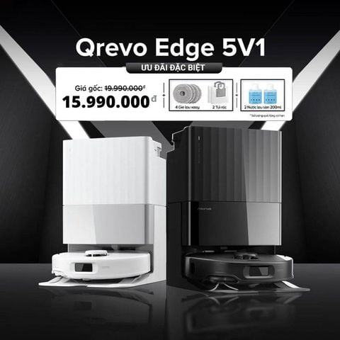  Robot hút bụi lau nhà Roborock Qrevo Edge 5V1 