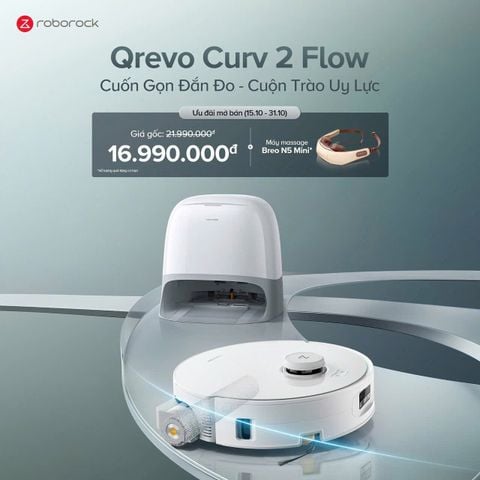  Robot hút bụi lau nhà Roborock Qrevo Curv 2 Flow 