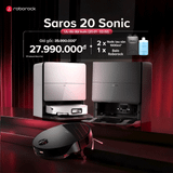  Robot hút bụi lau nhà Roborock Saros 20 Sonic 