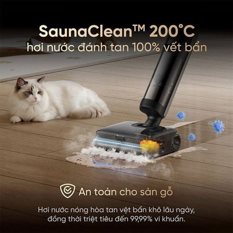  Máy hút bụi lau nhà cầm tay Dreame H16 Steam 
