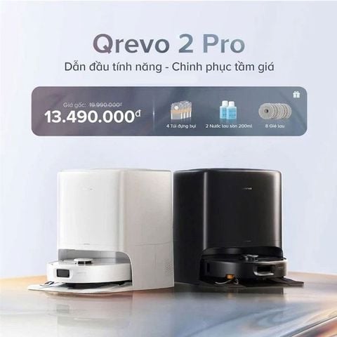  Robot hút bụi lau nhà Roborock Qrevo 2 Pro 