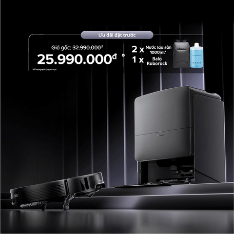  Robot hút bụi lau nhà Roborock Saros 20 