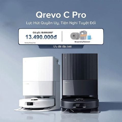  Robot hút bụi lau nhà Roborock Q Revo C Pro 