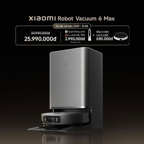  Robot hút bụi lau nhà Xiaomi Robot Vacuum 6 Max 