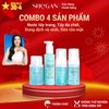  Combo Sữa rửa mặt, Nước tẩy trang, Tẩy da chết & Dung dịch vệ sinh muối biển xanh SHeGAN 