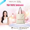  Túi Tote Vải Canvas SHeGAN (kích thước 21cm x 21cm) - Phụ Kiện Gọn Nhẹ, Tiện Lợi, Thân Thiện Môi Trường 