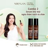  Combo 2 chai serum khử mùi ngừa thâm nách và chân (9ml) 