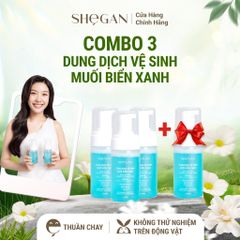 (MUA 3 TẶNG 1) (WEB) COMBO 3 CHAI DUNG DỊCH VỆ SINH MUỐI BIỂN XANH 100ML