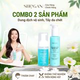  Combo Dung dịch vệ sinh & Tẩy da chết muối biển xanh SHeGAN 