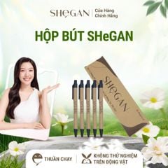Hộp 5 bút bi giấy tái chế thân thiện môi trường SHeGAN