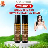  Combo 2 chai serum khử mùi mờ thâm nách và chân (9ml) 