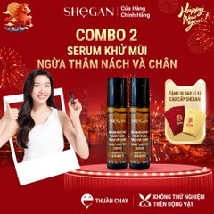 (TẶNG BAO LÌ XÌ) Combo 2 chai serum khử mùi ngừa thâm nách và chân (9ml)