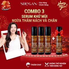 (MUA 3 TẶNG 1) COMBO 3 CHAI SERUM KHỬ MÙI NGỪA THÂM NÁCH VÀ CHÂN 9ml