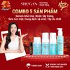  Combo đặc biệt SHeGAN - Sữa rửa mặt, Nước tẩy trang, Tẩy da chết, Dung dịch vệ sinh muối biển xanh, Serum khử mùi 