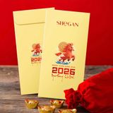  Bao Lì Xì Xuân Bính Ngọ SHeGAN 2026, Chất Liệu Kraft Cao Cấp, Màu Ngẫu Nhiên (10 Phong Bì) 