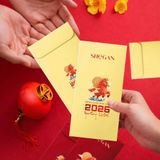  Bao Lì Xì Xuân Bính Ngọ SHeGAN 2026, Chất Liệu Kraft Cao Cấp, Màu Ngẫu Nhiên (10 Phong Bì) 