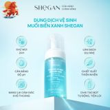  Combo Dung dịch vệ sinh & Tẩy da chết muối biển xanh SHeGAN 