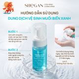  (CHE TÊN) Dung Dịch Vệ Sinh Muối Biển Xanh SHeGAN-Blue Sea Salt Intimate Cleansing Foam (100ml) 