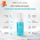  (TẶNG SET 2 KẸP LÁ CỜ) Combo 2 chai dung dịch vệ sinh muối biển xanh (100ml) 