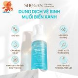  Combo đặc biệt SHeGAN - Sữa rửa mặt, Nước tẩy trang, Tẩy da chết, Dung dịch vệ sinh muối biển xanh, Serum khử mùi 