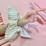  (Phiên Bản Mới) Dây Buộc Tóc Scrunchie Cao Cấp SHeGAN ( Chấm Bi/ Sọc - Mẫu Ngẫu Nhiên ) 