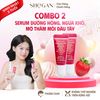  (SẢN PHẨM MỚI) Combo 2 Tuýp Serum Dưỡng Hồng, Ngừa Khô, Mờ Thâm Môi Dâu Tây 6g - Mềm Môi, Hồng  Môi Tự Nhiên, Căng Mọng, Không Chứa Chì 