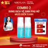  (TẶNG SET 2 KẸP LÁ CỜ) Combo 2 chai dung dịch vệ sinh muối biển xanh (100ml) 