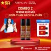  (TẶNG SET 2 KẸP LÁ CỜ) Combo 2 chai serum khử mùi ngừa thâm nách và chân (9ml) 