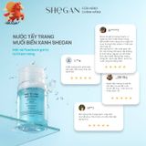  Nước tẩy trang muối biển xanh SHeGAN (150ml) 