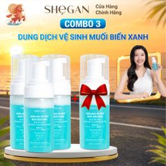 (MUA 3 TẶNG 1) Combo 3 Chai Dung Dịch Vệ Sinh Phụ Nữ SHeGAN 100ml