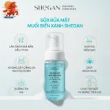 Combo Sữa rửa mặt, Nước tẩy trang, Tẩy da chết & Dung dịch vệ sinh muối biển xanh SHeGAN 