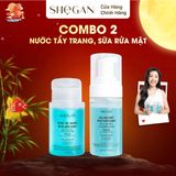  Combo Sữa rửa mặt & Nước tẩy trang muối biển xanh SHeGAN 