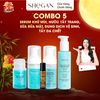  Combo đặc biệt SHeGAN - Sữa rửa mặt, Nước tẩy trang, Tẩy da chết, Dung dịch vệ sinh muối biển xanh, Serum khử mùi 