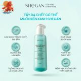  Combo Sữa rửa mặt, Nước tẩy trang, Tẩy da chết & Dung dịch vệ sinh muối biển xanh SHeGAN 