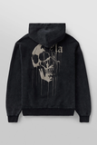  YoungLA - 511 Drippy Skull Hoodies -  Black Wash 